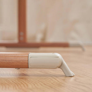 Tutti Bambini ZiZee Essential Crib - Scandinavian Walnut/Ecru-Bedside Cribs-Scandinavian Walnut/Ecru- | Natural Baby Shower