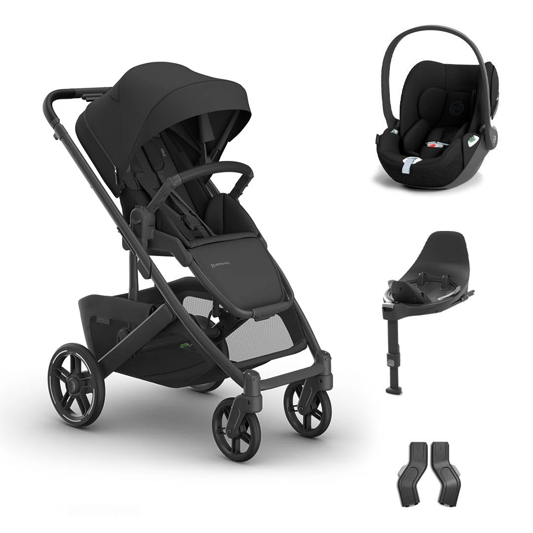 UPPAbaby CRUZ V3 + Cloud T Travel System-Travel Systems-Jake-CYBEX Base T | Natural Baby Shower