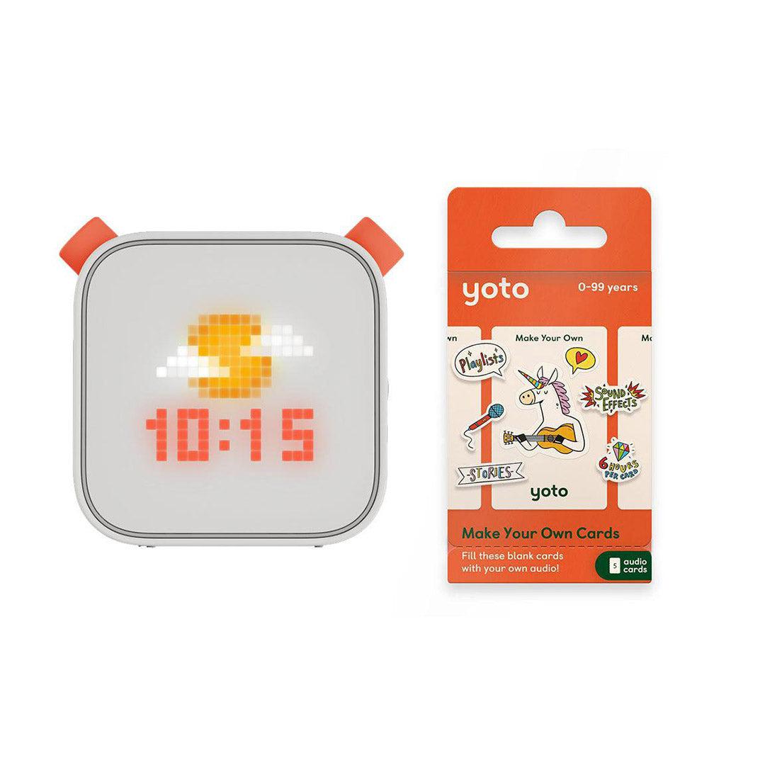 Yoto Player + Make Your Own Cards Bundle - 3rd Generation-Audio Players-No Headphones- | Natural Baby Shower