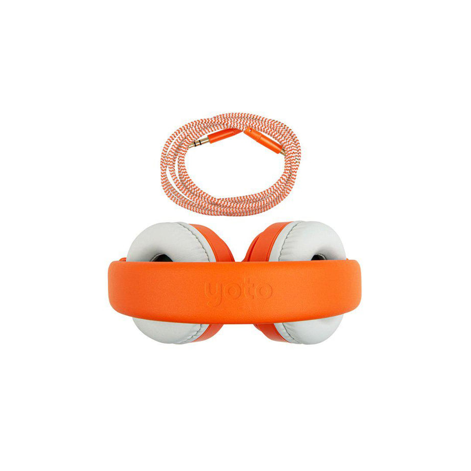 Yoto - Orange Wired Over-Ear Kids Headphones
